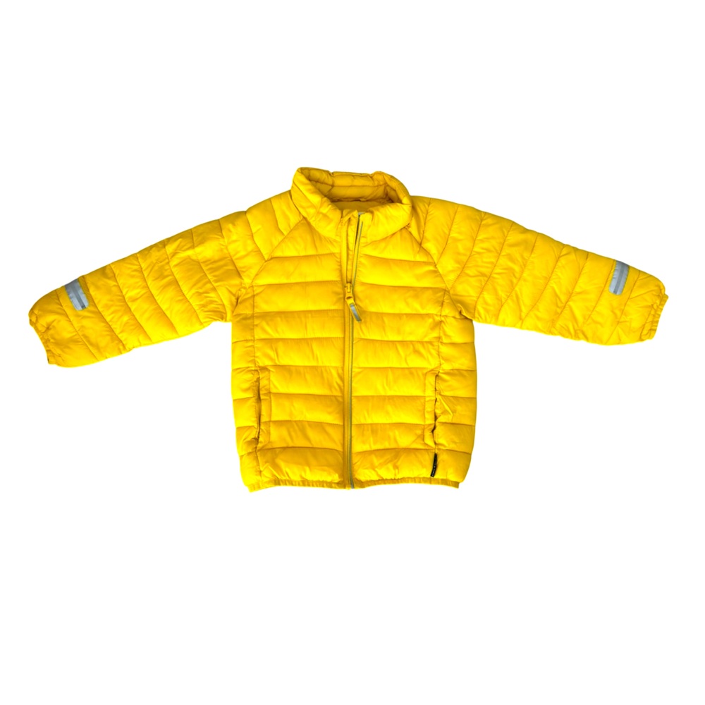 Polarn O. Pyret Yellow Puffer Jacket (3–4Y / 104 cm)